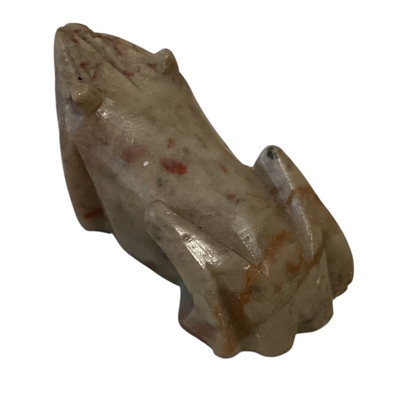Vintage Stone Frog Figurine‎ Statue Sculpture Carving Folk Art Decor Collectible - Picture 4 of 14